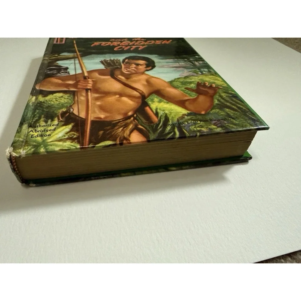 TARZAN AND THE FORBIDDEN CITY Edgar Rice Burroughs (1954) Whitman hardcover READ